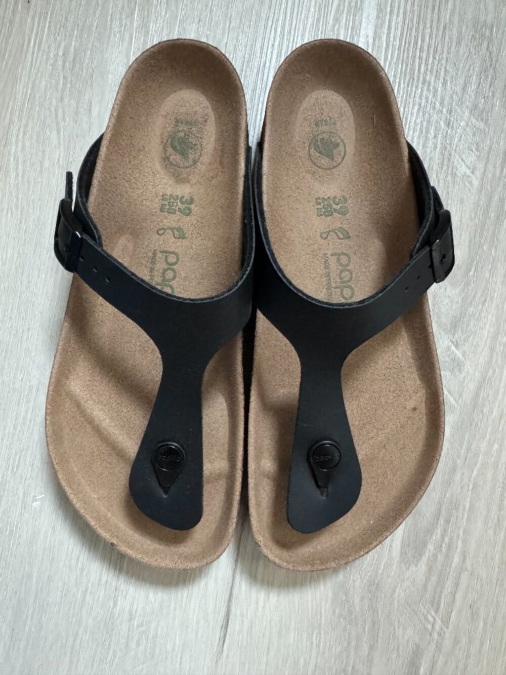 Birkenstock Papillio Gizeh Platform Vegan Black New Without Tag EU 39 / US 8–8.5 - Picture 8 of 11